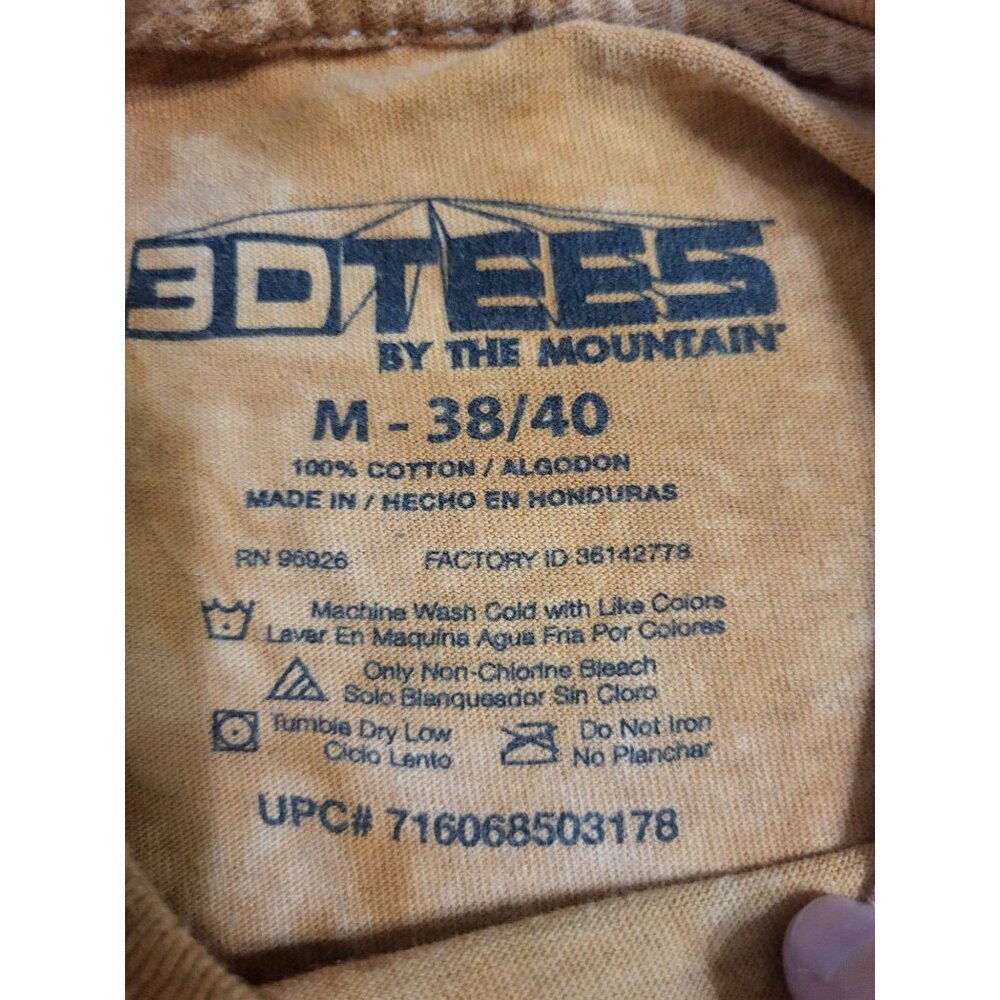 3D Tees by THE MOUNTAIN 2011 Jeremy Paul Tiger Tie Dye Graphic T Shirt MED - Picture 7 of 7